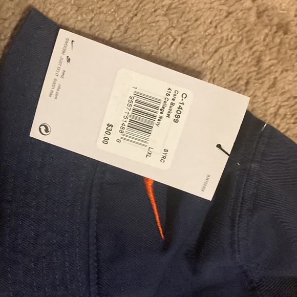 Nike Dri-FIT SU Syracuse Blue Reversible Bucket Hat Unisex L/xl - Picture 4 of 4